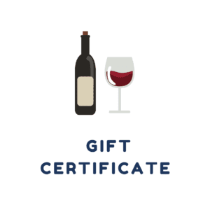 Gift certificate for wines